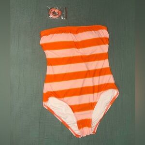 kate spade Vibrant Striped One Piece Swimsuit